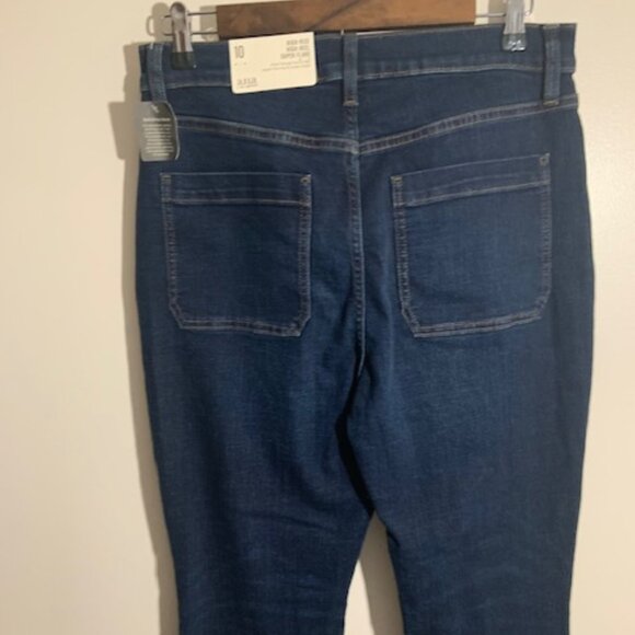 NWT A.N.A. Dark Wash High Rise Super Flare Women's Jeans - Size 10 - Picture 4 of 4